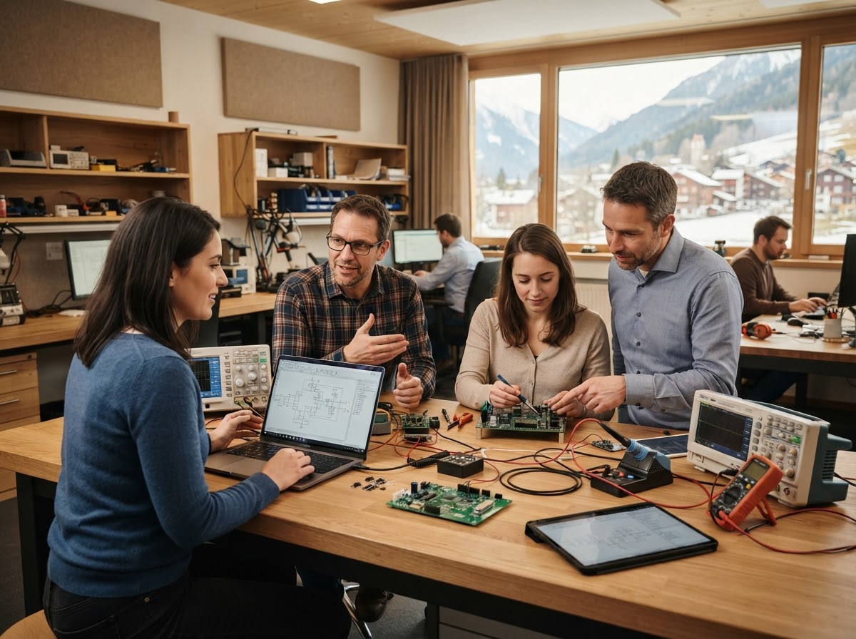 Nezetronix Pro Team bei der Arbeit an Datenanalyse und Strategieentwicklung
